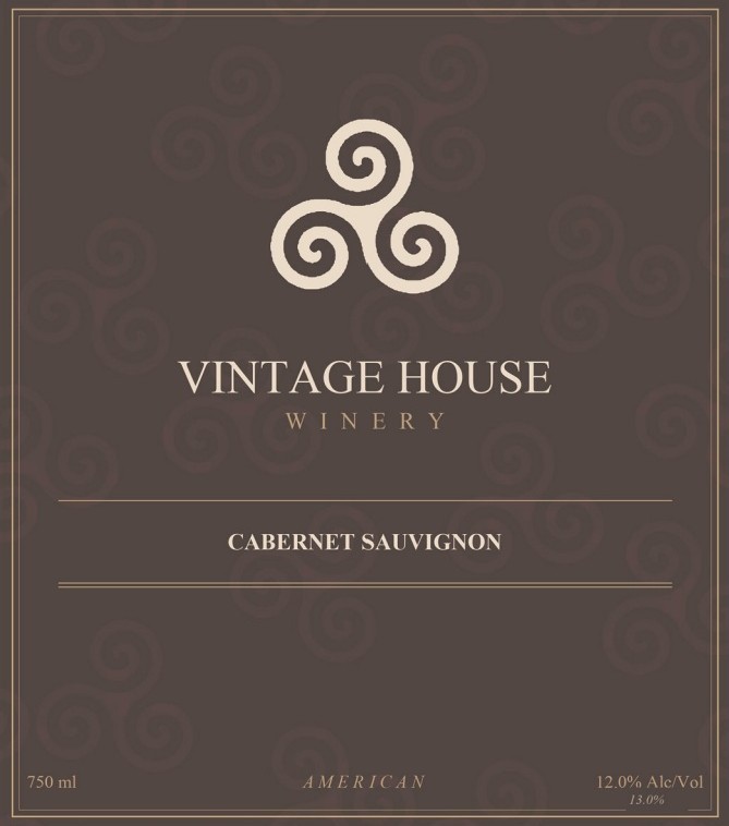 Vintage House Winery Cabernet Sauvignon label