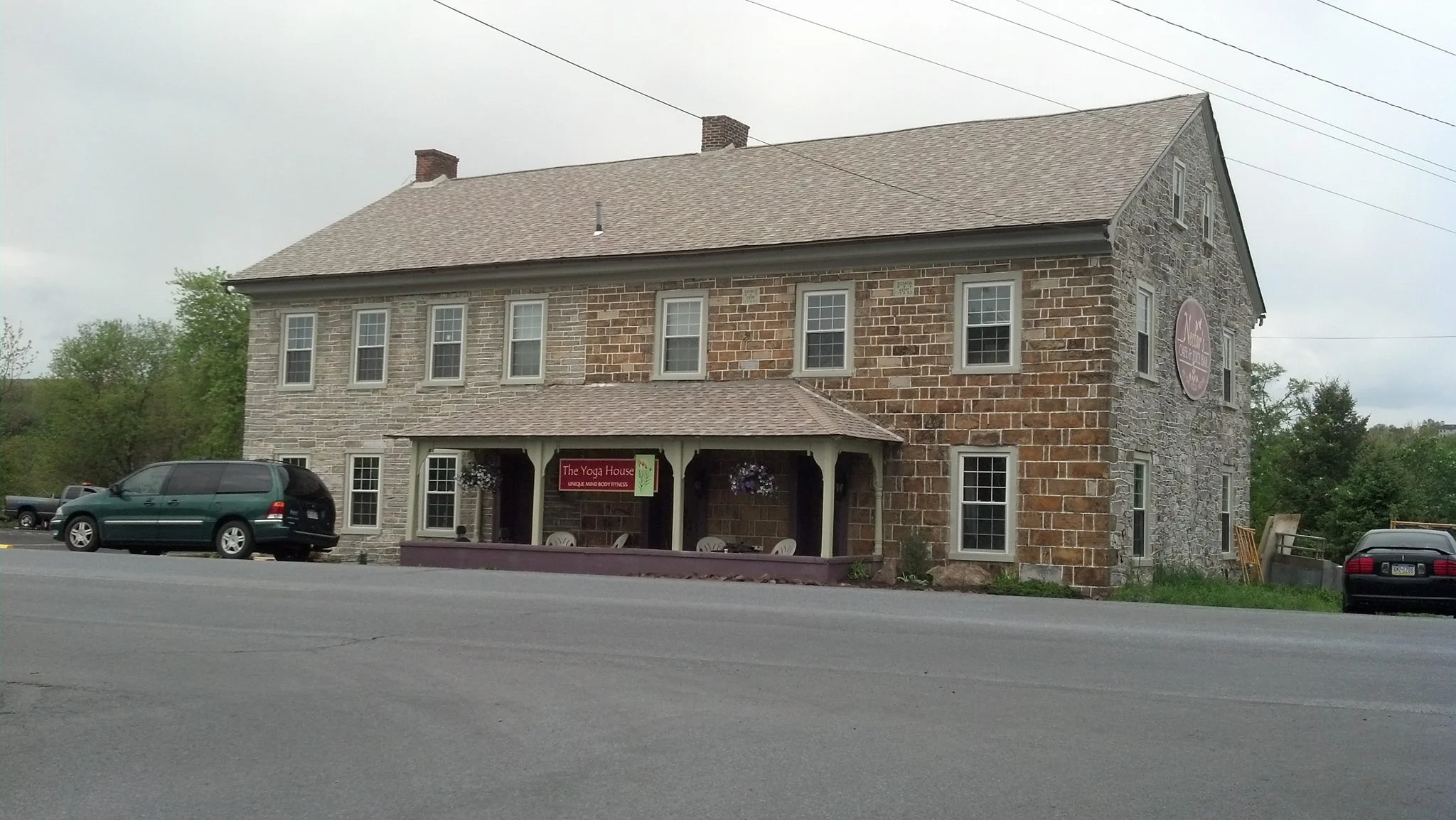 The historic stone building that is now Vintage House Winery